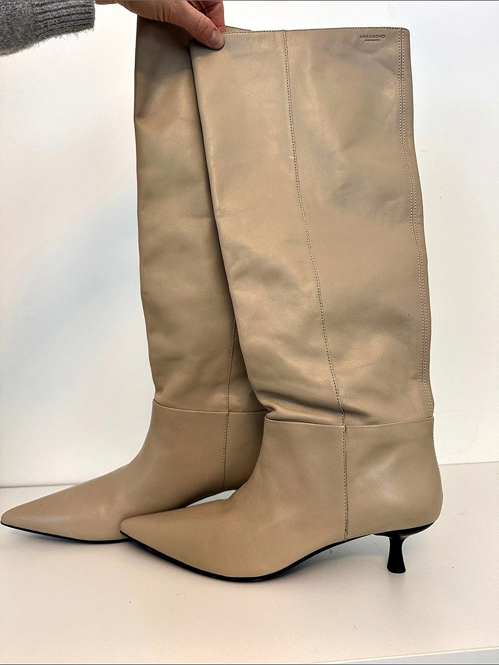 Vagabond Shoemakers Lykke Tall Boots Beige EU 39